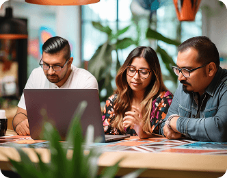 Team working together